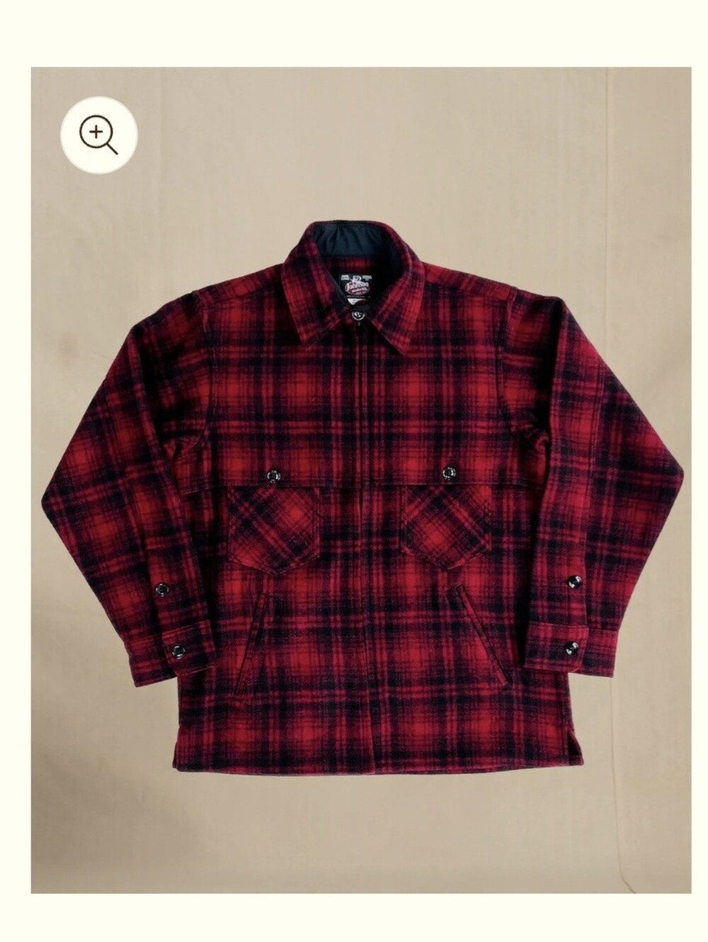 Johnson Woolen MILLS Jac Shirt  Jacket - Muted Plaid